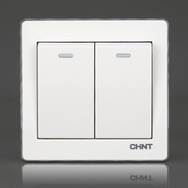 Zhengtai NEW6D two-open multi-control switch socket two-joint three-control switch panel two-position three-ground control one light