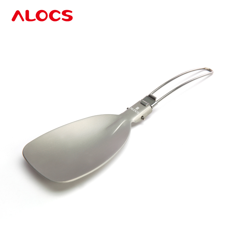 Negotiable ALOCS TW-301 Outdoor Folding Shovel Rice Shovel Pot Shovel Camping Tableware