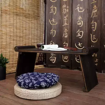 (Seven Rhyme Guqin) Chinese tea table copy desk, ethereal drum table, calligraphy table, Chinese school table, detachable