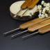 Một vận chuyển tre xử lý móc len áo len đan móc dụng cụ cầm tay DIY 1.0 ~ 3.0mm vòng crochet - Công cụ & vật liệu may DIY kéo cắt vải Công cụ & vật liệu may DIY