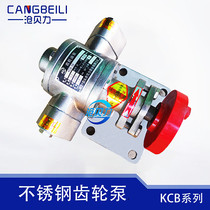 Food Grade 304 stainless steel gear pump KCB18 3 33 3 55 83 3 200 300 oil pump