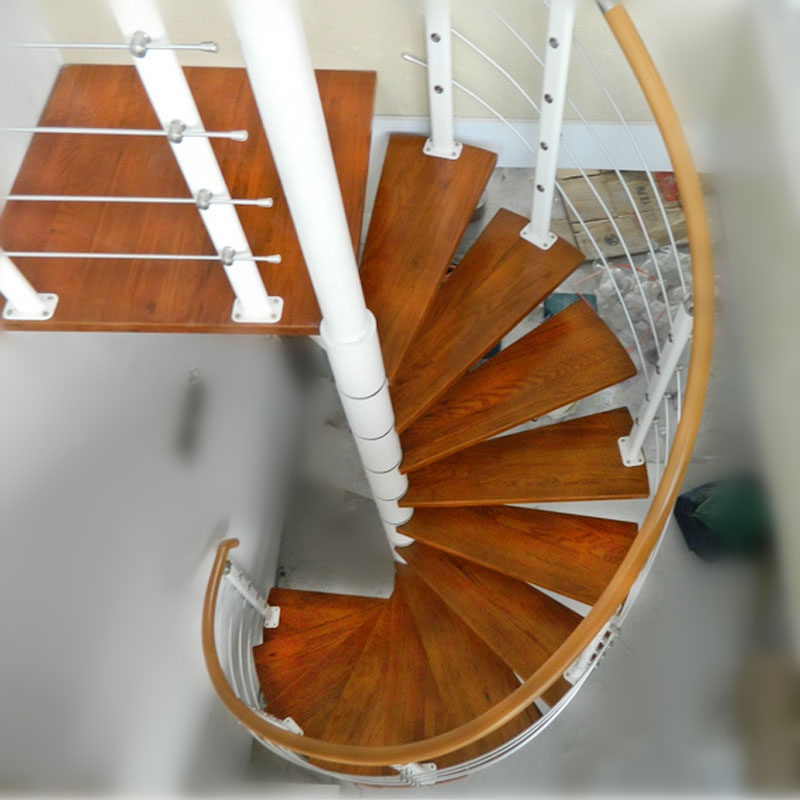 Custom Screwup Terraces Made Outdoor Indoor Stairway Duplex Loft Solid Wood Steel Wood Overall Home Swivel Stairs