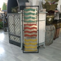 Foreign trade export samples American country retro iron geometric decoration wall decoration living room coffee shop