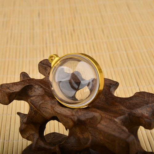 Круглый як Ленгян Мантра подвеска Гауру Шарка Сайфители выпускается из кулона