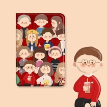 Single and row original cinema ipad mini1 2 3 4AIR1 2PRO three fold protective cover soft shell dormancy