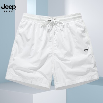 JEEP SPIRIT Летние легкие и тонкие пляжные шорты, шелковые штаны