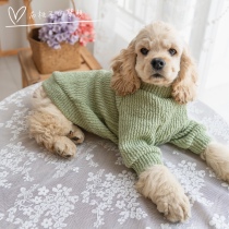 GINGERAIN COCKER SPANIEL TEDDY BEAR WEST HIGHLAND MARZIS WARM BASE COAT with long-sleeved sweater inside