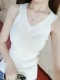 Mùa hè mới phiên bản Hàn Quốc của áo liền thân cổ chữ V quây màu hoang dã dây đeo nữ băng lụa đan tay áo đồ mặc nhà