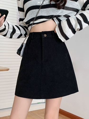 Комплект, весенние штаны, приталенная матовая юбка, осенний, высокая талия, с акцентом на бедрах