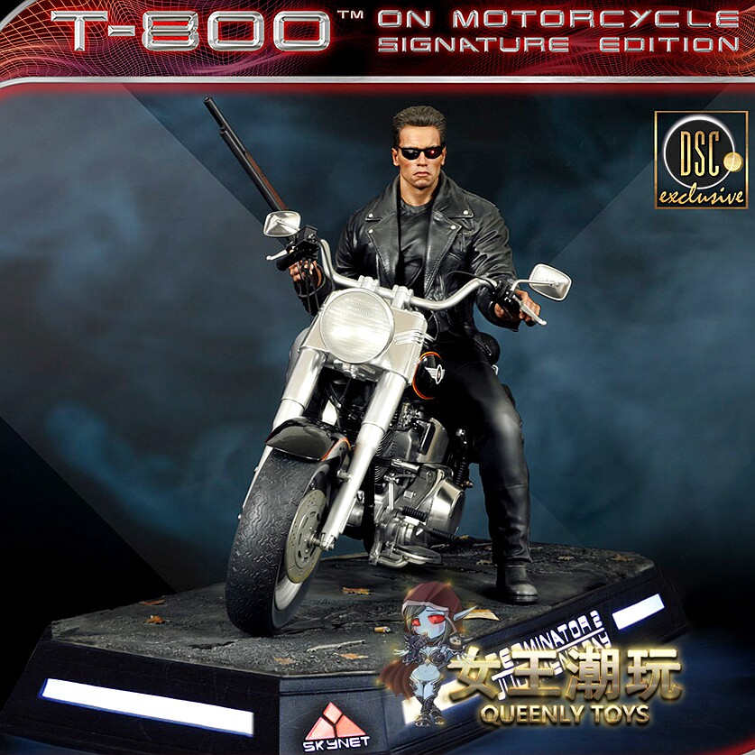 Scheduled SideShow DCS 1 4 Terminator 2 Mormon on T800 T800 Arnold 905456 statue