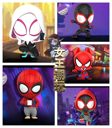 Spot Hottoys Cosbaby Spiderman Hero No Attributable Parallel Universe COSB640 Model