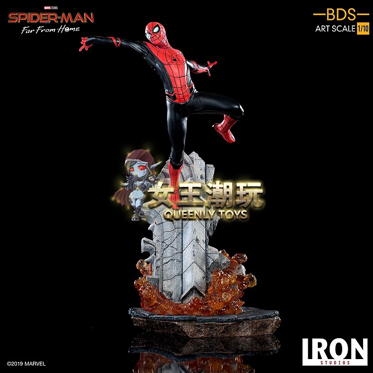 Spot Iron Studios Brazil Factory 1 10 Spider-Man Hero Expedition Avengers 4 Statue