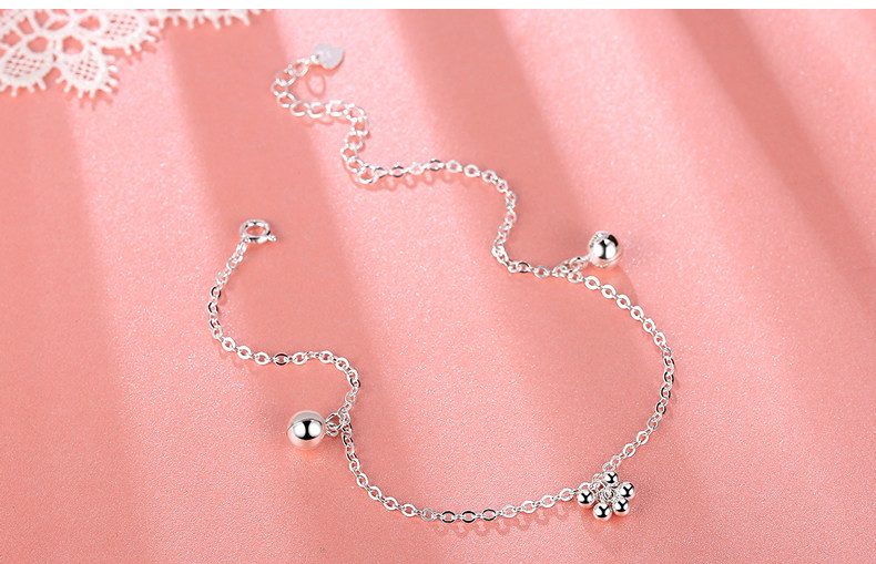 Bracelet de cheville Femme      en Argenterie - Ref 3104252 Image 16