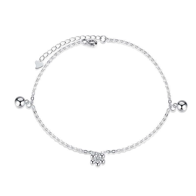 Bracelet de cheville Femme      en Argenterie - Ref 3104252 Image 5