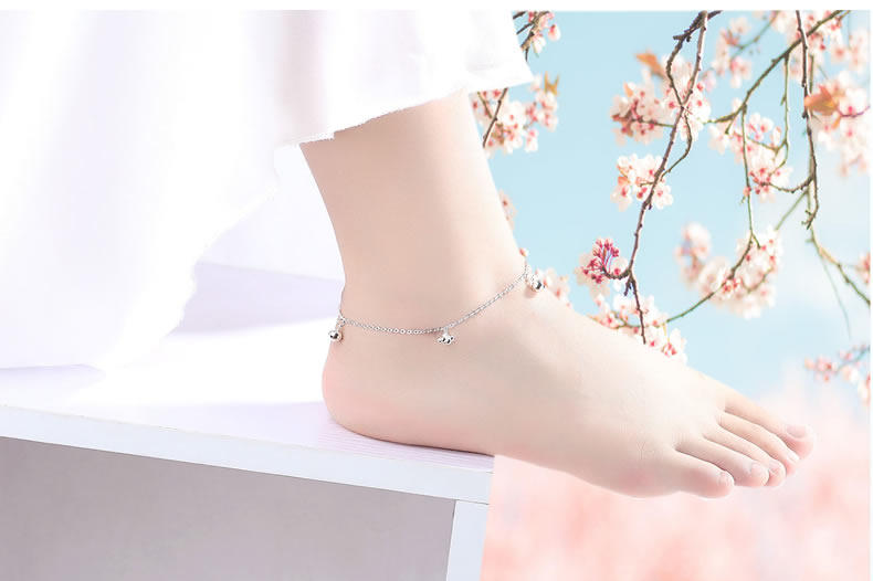 Bracelet de cheville Femme      en Argenterie - Ref 3104252 Image 17