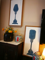 Cloth Edge Notes Old Cloth Pure Handmade Embroidery Painting Collage Personality Decoration Painting Cloth Collage Retro Decoration Painting Chinese