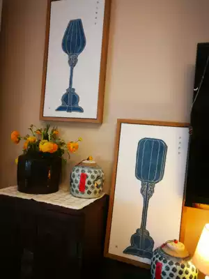 Cloth old cloth pure hand embroidery painting collage personality decorative painting cloth stickers retro decorative painting Chinese style