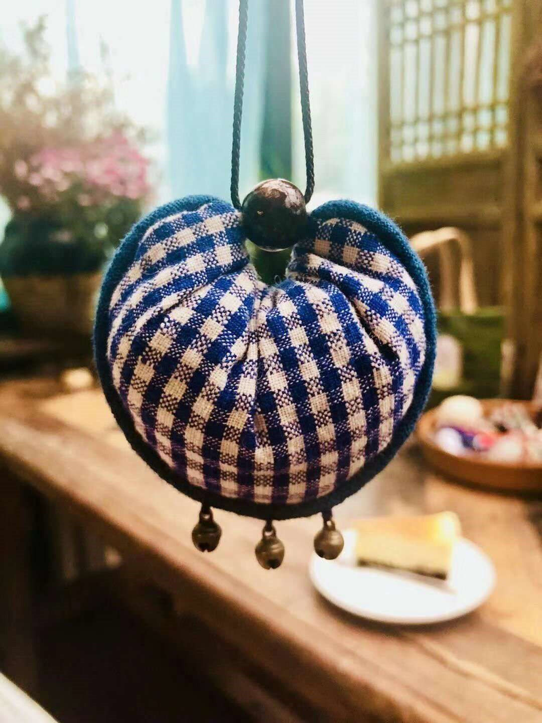 (Buyuan Ji) sachet pendant car pendant art pendant handmade gift Chinese pendant Zen necklace