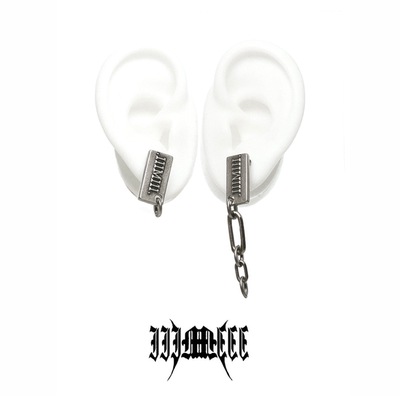 IIIMIII Residual Net I Series Dark Chain tag Stud