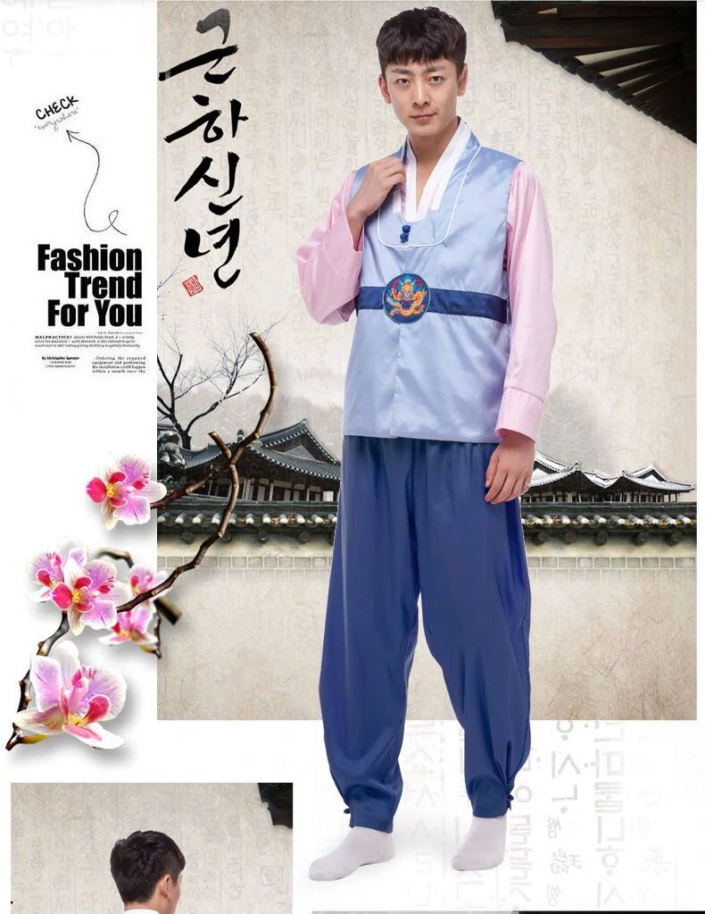Trang phục nam cao cấp hanbok của Hàn Quốc bộ đồ dân tộc