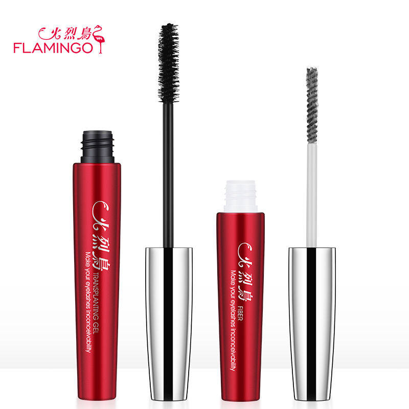 Flamingo stunning cardiac fiber long mascara incredible 6072 waterproof and non - dizzying