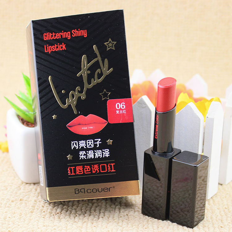 Peteeu Cover Red Lip Color Trap red moisturizing nourishing and waterproof retro red light red lipstick 6767