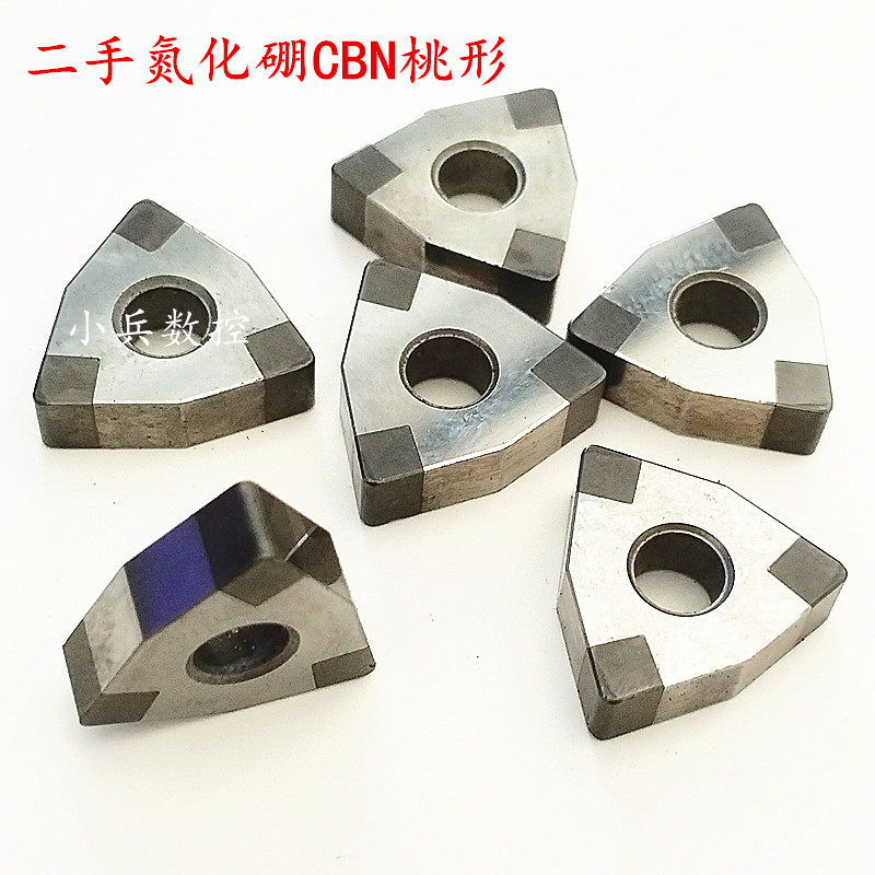 二手数控旧刀片超硬氮化硼CBN刀粒郑州博特富耐克陶瓷WNGA080408