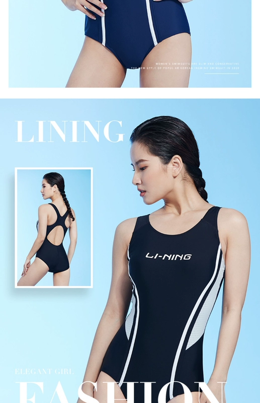 áo tắm một mảnh đẹp Đồ bơi Li Ning nữ 2023 mới một mảnh gợi cảm giảm béo che bụng đồ bơi huấn luyện chuyên nghiệp thi đấu áo tắm tam giác đồ bơi nữ tre em áo bơi nữ