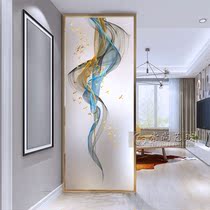Living room glass screen partition wall Modern simple household entrance Light luxury small apartment decoration Bedroom occlusion