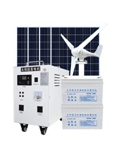 Ветрогенератор 厂家供应400w风光互补风力发电机外贸风力发电机12v/24v 路灯监控