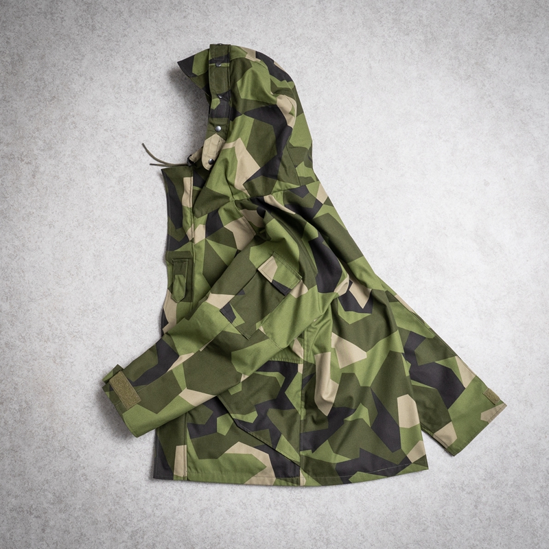 Swedish military version M90 geometric camouflage first