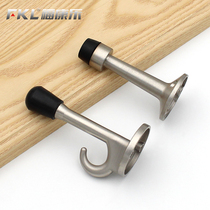 North-thickened door top Anti-collision door blocking safety door bumper door suction rubber door blocking with hook door stopper