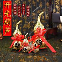 Karma Kaiyun Zhaocai Copper Alloy Gourd Feng Shui Pendant Home Accessories Ornaments Town House Huaicai Fu Lu Shou