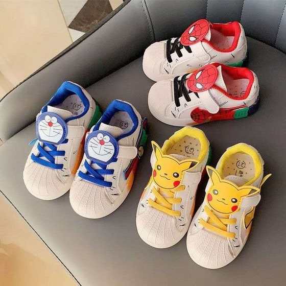 儿童贝壳头板鞋1-6岁3男童鞋宝宝软底学步鞋女童运动鞋中小童单鞋