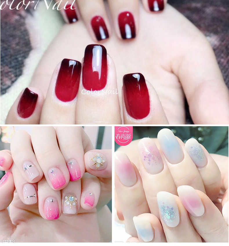 Dụng cụ làm móng kép sử dụng hai đầu gradient smudge bút tròn đầu chọc bút bút trị liệu daisy bút vẽ bàn chải tóc nhỏ dụng cụ học nail