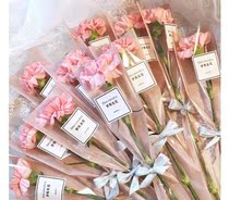  Nurses Day single box Single bouquet packaging Rose flower paper material set Carnation single