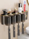 Toothbrush Holder Wall-Mounted No-Drill Bathroom Mouthwash Cup Toothbrush Cup Storage Toothpaste Electric Toothbrush Rack