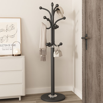 Clothes Rack Floor-Standing for Bedroom, Home Living Room, Simple Vertical Clothes Hanger, Multifunctional Bag Rack