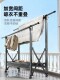 Floor-Standing Balcony Clothes Drying Rack for Home Use, Adjustable Height Clothes Drying Rack, Indoor and Outdoor Quilt Drying Magic Tool, Telescopic Folding Clothes Drying Rod