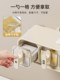 Suction Cup Spice Box 2026 New Model Wall-Mounted Spice Jar Kitchen Seasoning Storage Box Salt Jar Combination Set