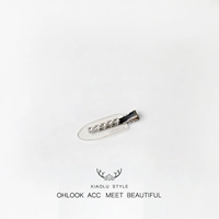 Прозрачная заколка для волос, 18mm