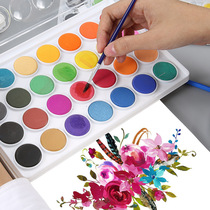 Becky 36 color beginner solid gouache watercolor paint powder set solid watercolor factory wholesale