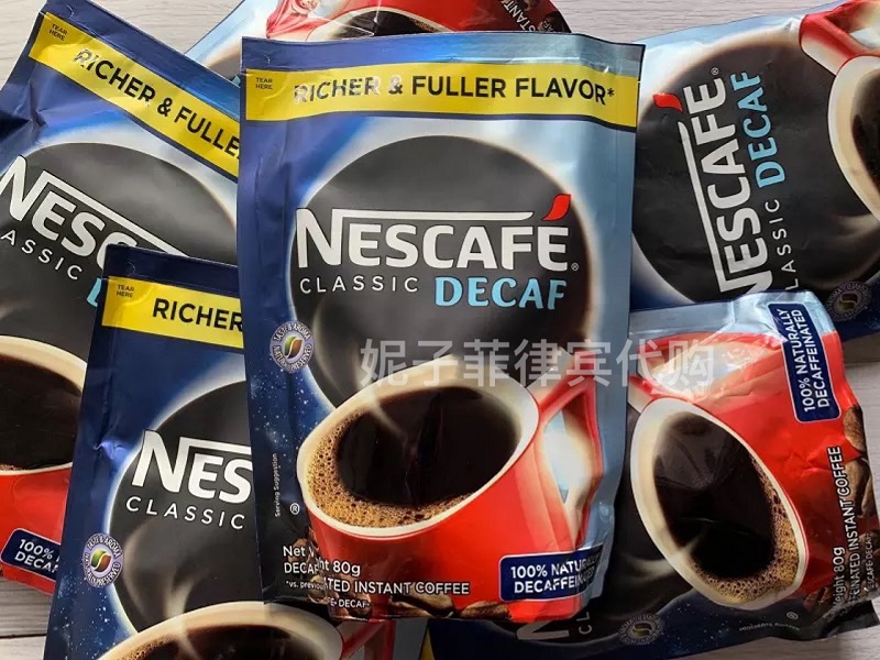 Filipino supermarket into Nestlé NESCAFE classic CLASSIC no caffeine instant coffee DECAF80g