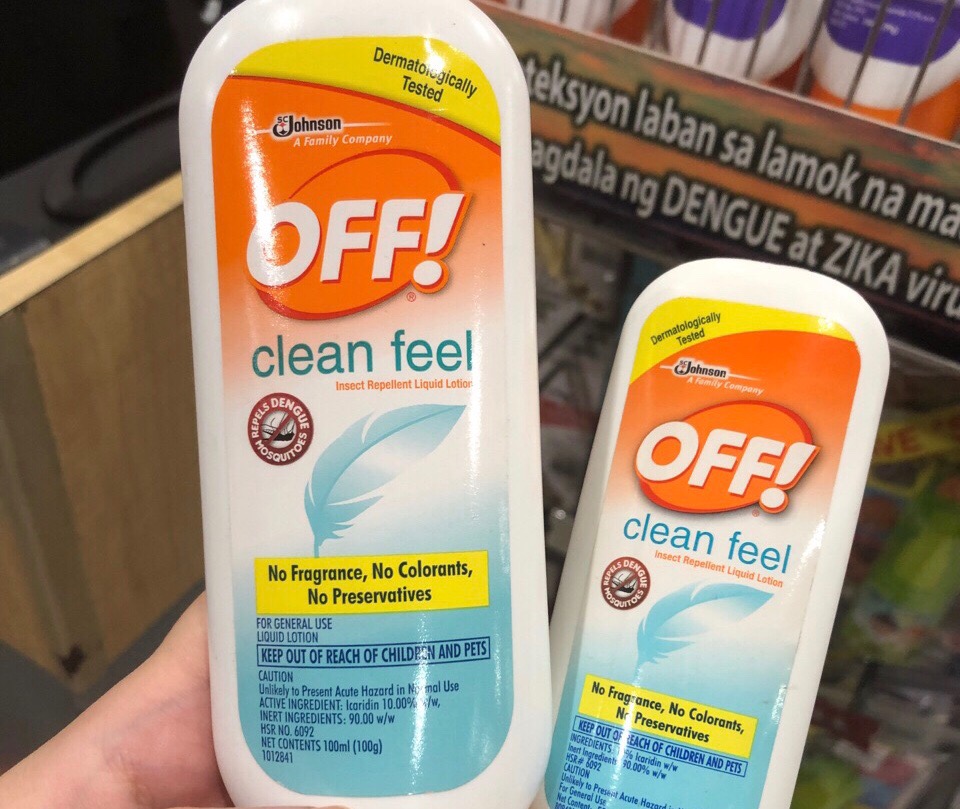 Qingshuang type ~ Philippine version of American Zhuang Chen OFF European protection cleanfeel lotion outdoor field mosquito repellent