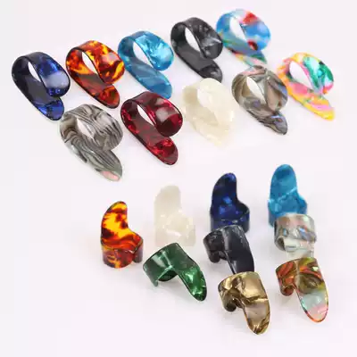 Factory direct right hand sweep string finger sleeve thumb index finger pick guitar nail thumb eclipse finger sleeve left hand pain prevention