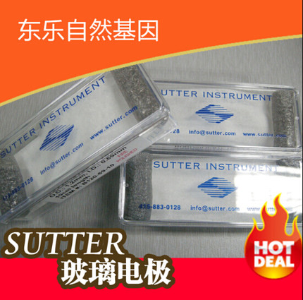 SUTTER原装 标准壁硼硅酸盐玻璃电极（有芯） BF100-78-10