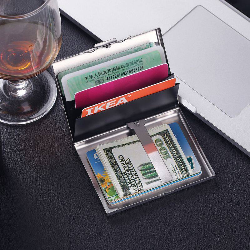 Metal driving license driver's license card holder two-in-one certificate bit men's wallet simple multi-card card holder