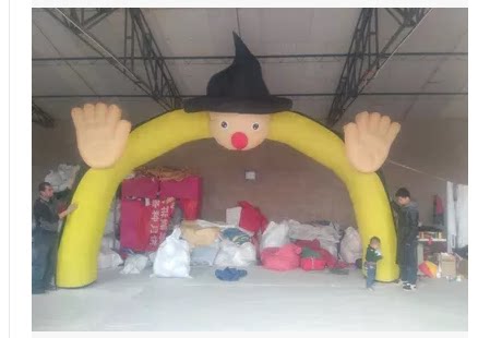 Inflatable Flower Clown Air Die Arch inflatable color iridescent door clown clown card ventilation die inflatable moon