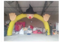 Inflatable Flower Clown Air Die Arch inflatable color iridescent door clown clown card ventilation die inflatable moon