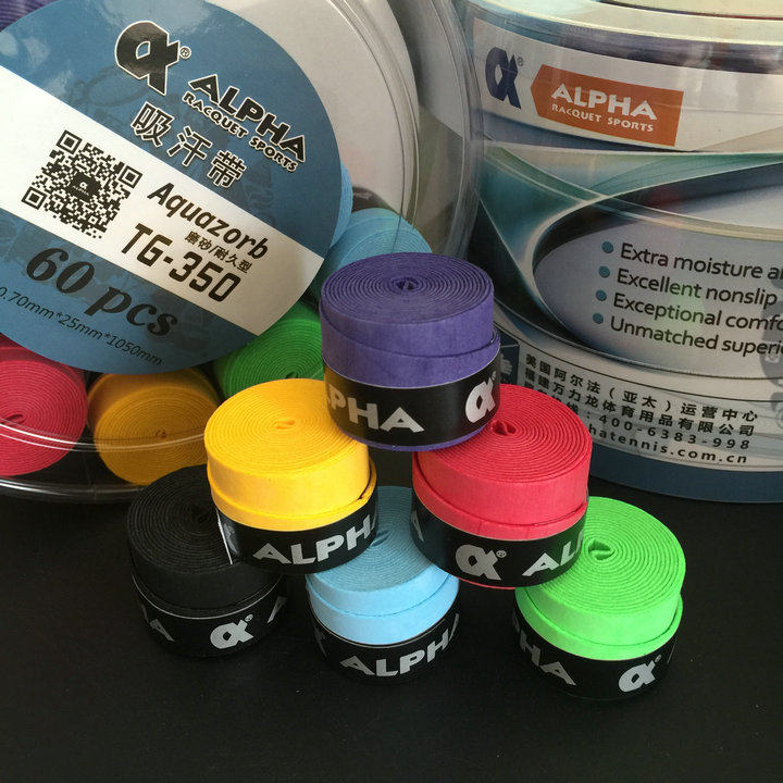New Alpha tennis racket badminton racket scrub TG350 sticky TG300 hand glue sweat belt